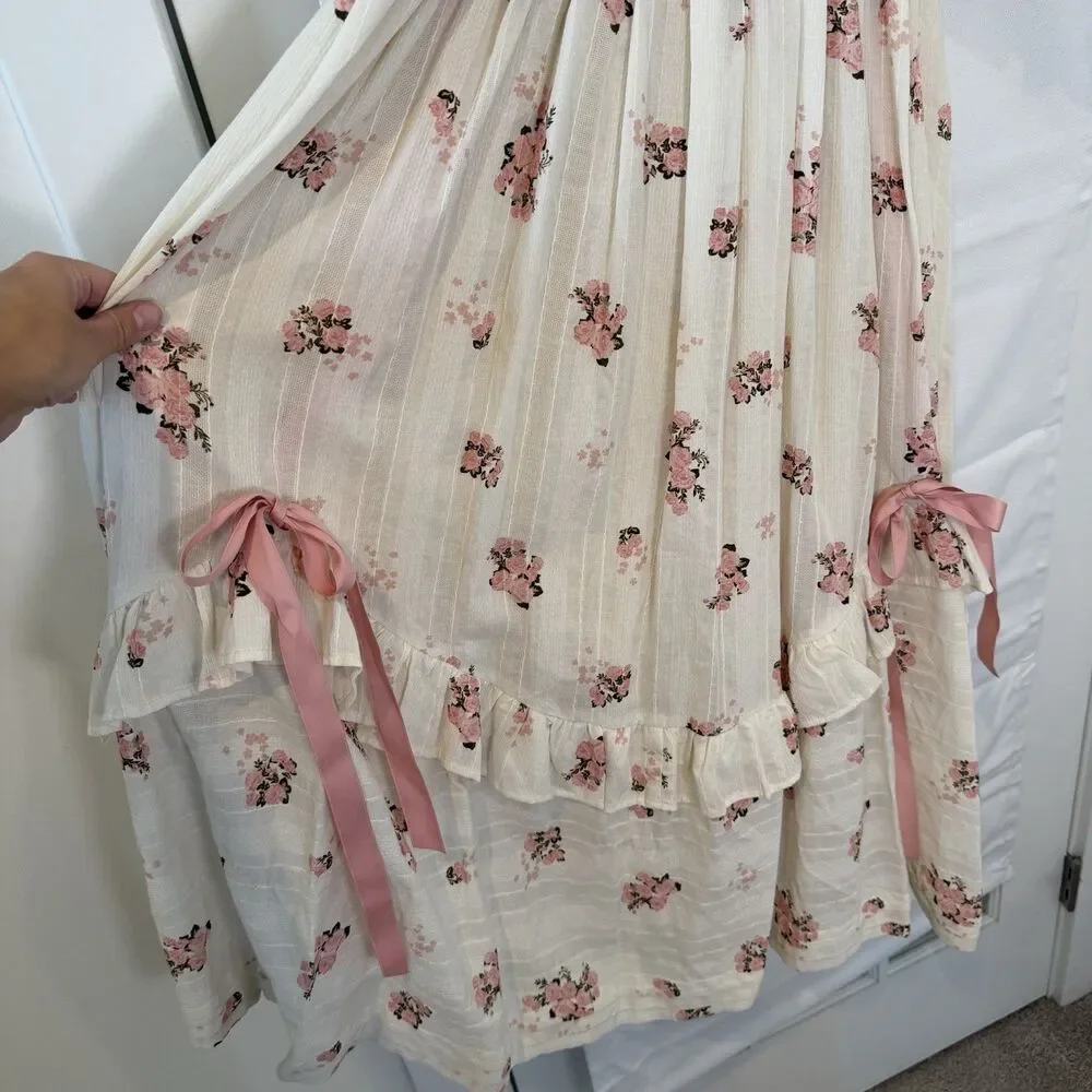 [ON HOLD NOT FOR SALE] Floral Off-Shoulder Dress - Picture 3 of 14